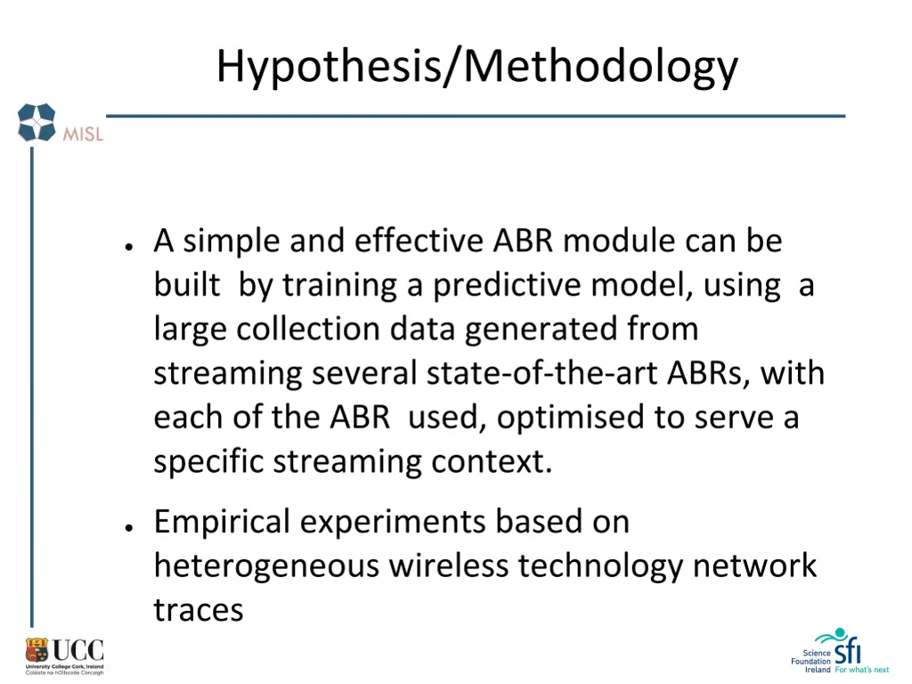 hypothesis methodology
