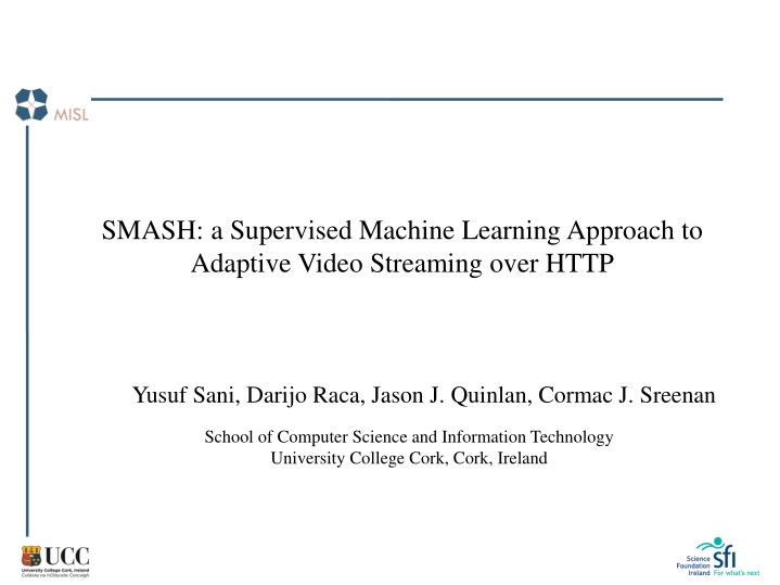 smash a supervised machine learning approach