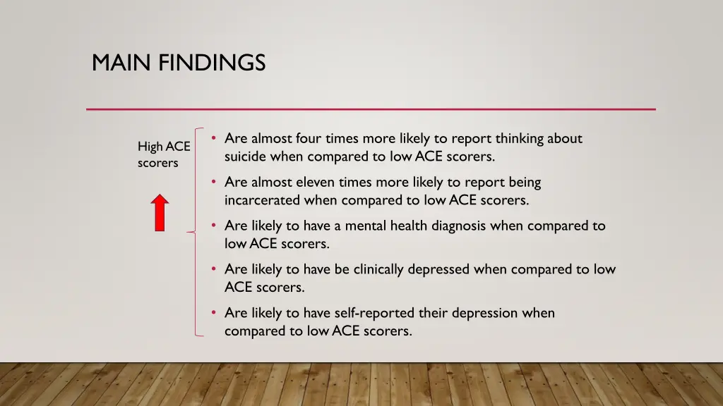 main findings 1
