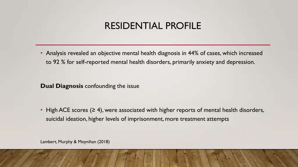 residential profile