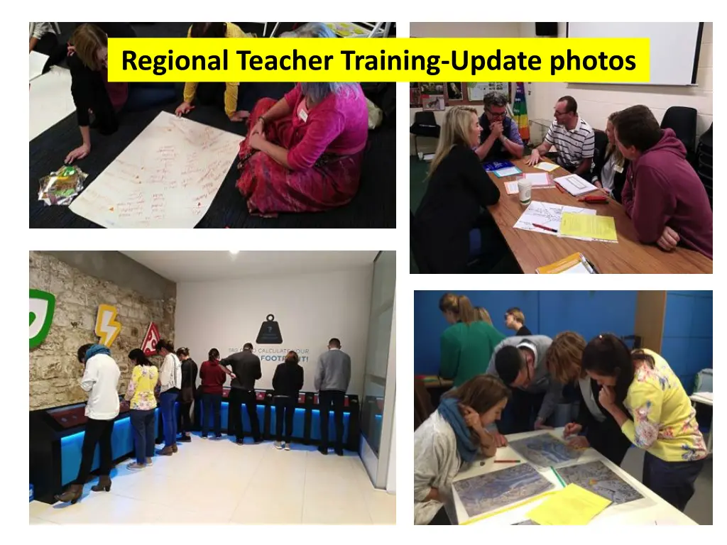 regional teacher training update photos