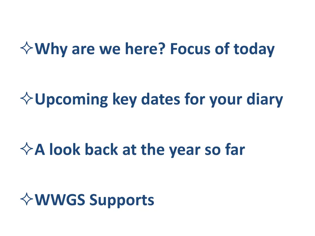 why are we here focus of today