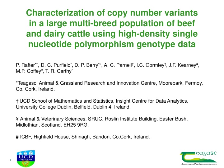 characterization of copy number variants