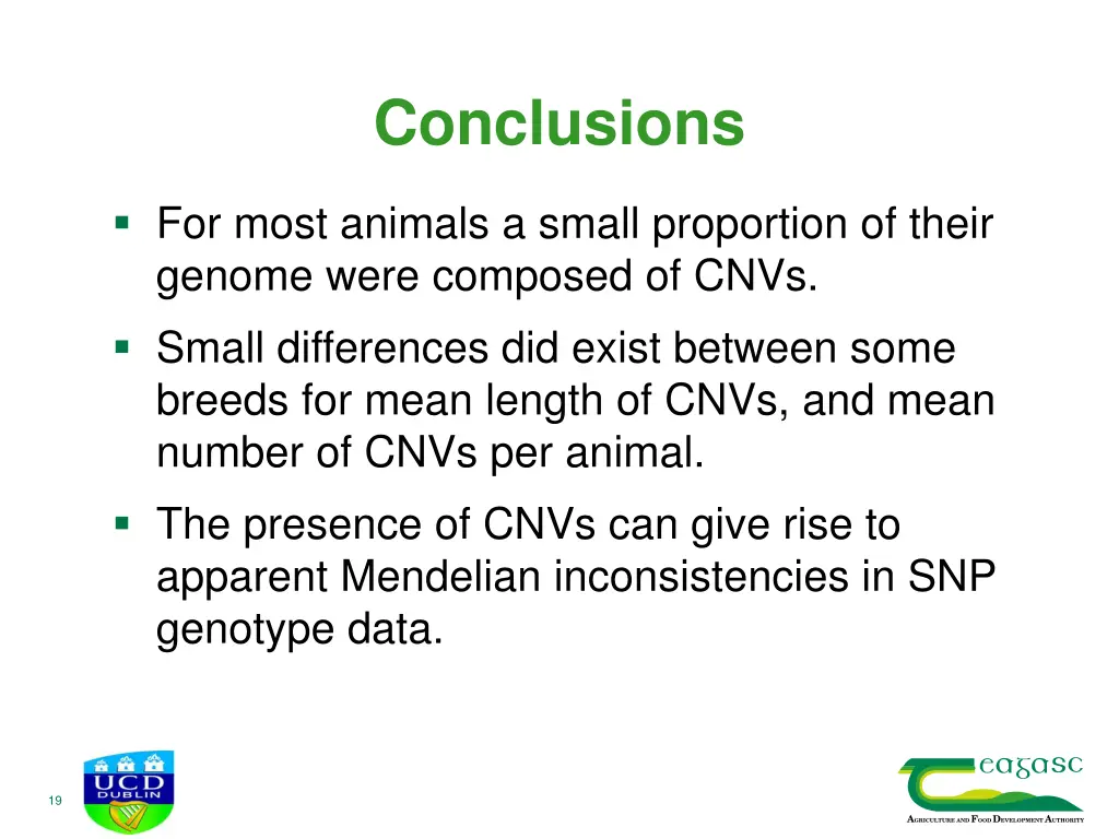 conclusions