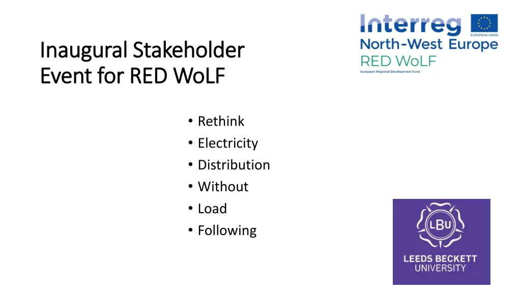 inaugural stakeholder inaugural stakeholder event