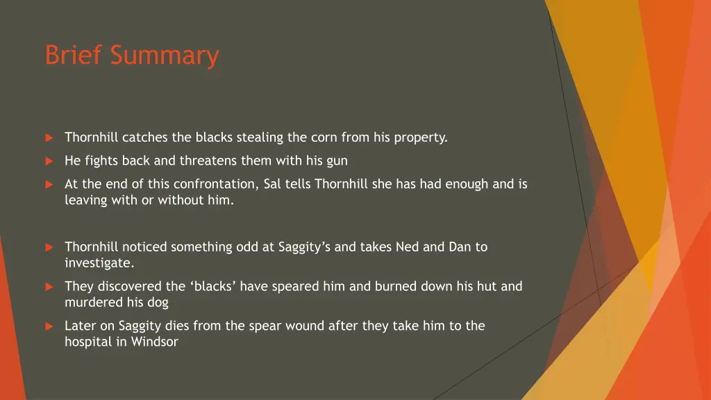brief summary