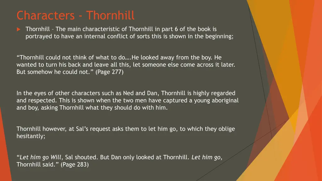 characters thornhill