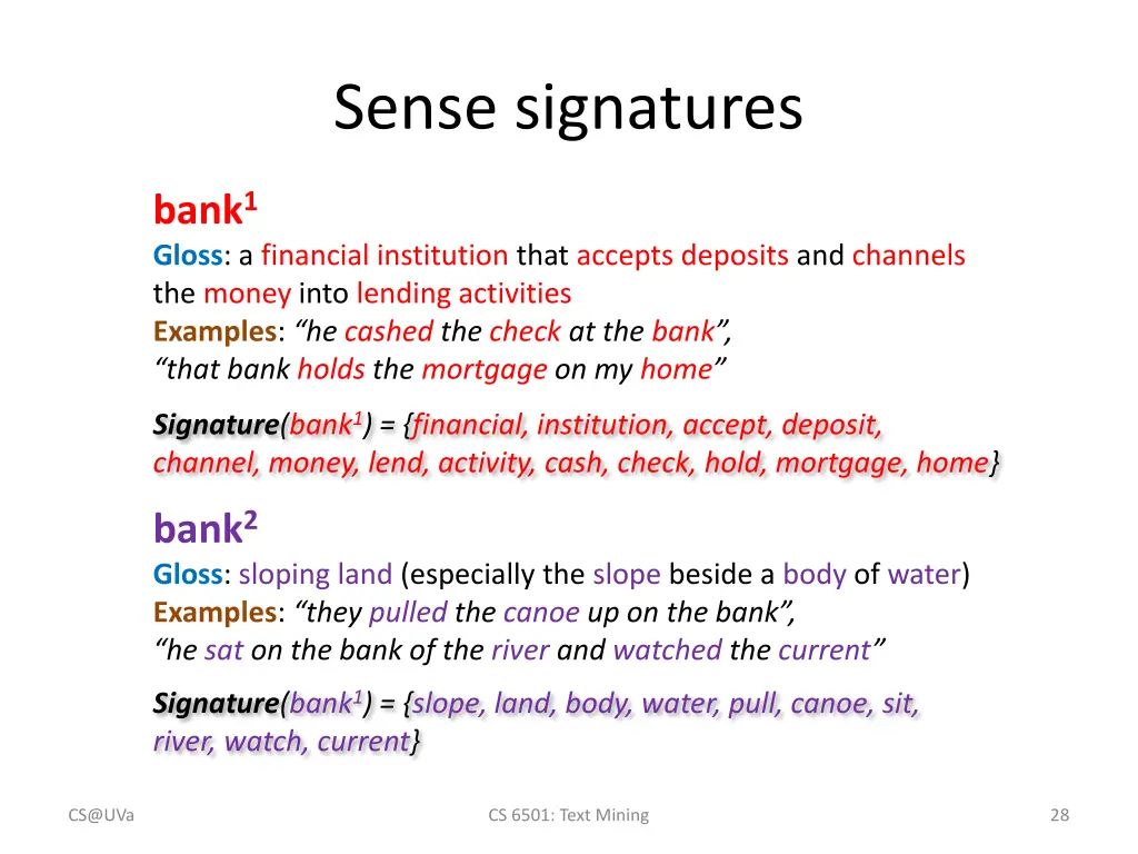 sense signatures