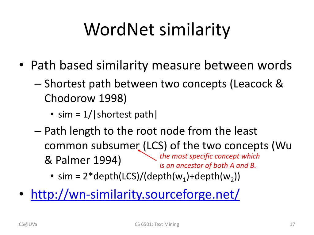 wordnet similarity
