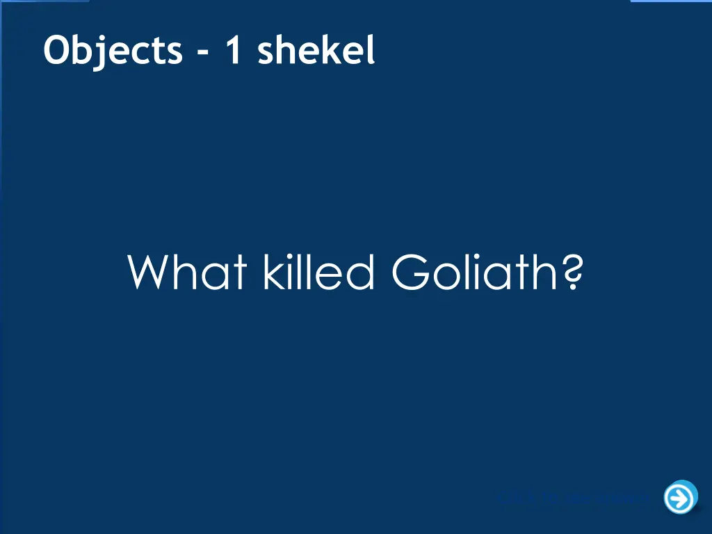 objects 1 shekel