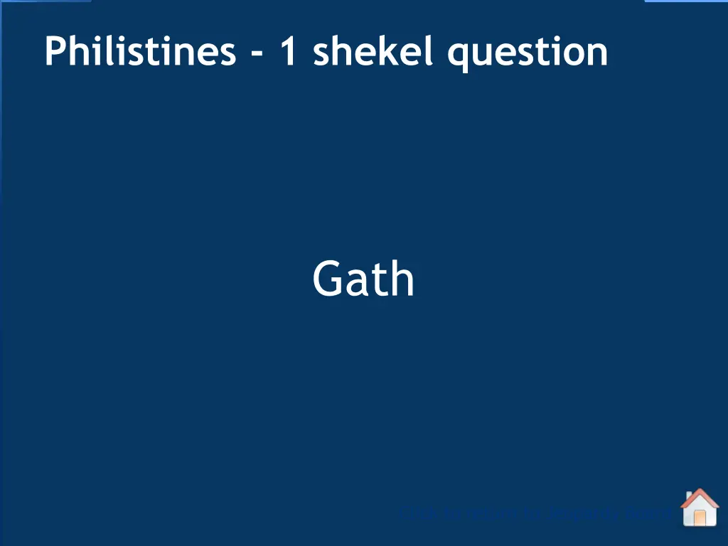 philistines 1 shekel question 1