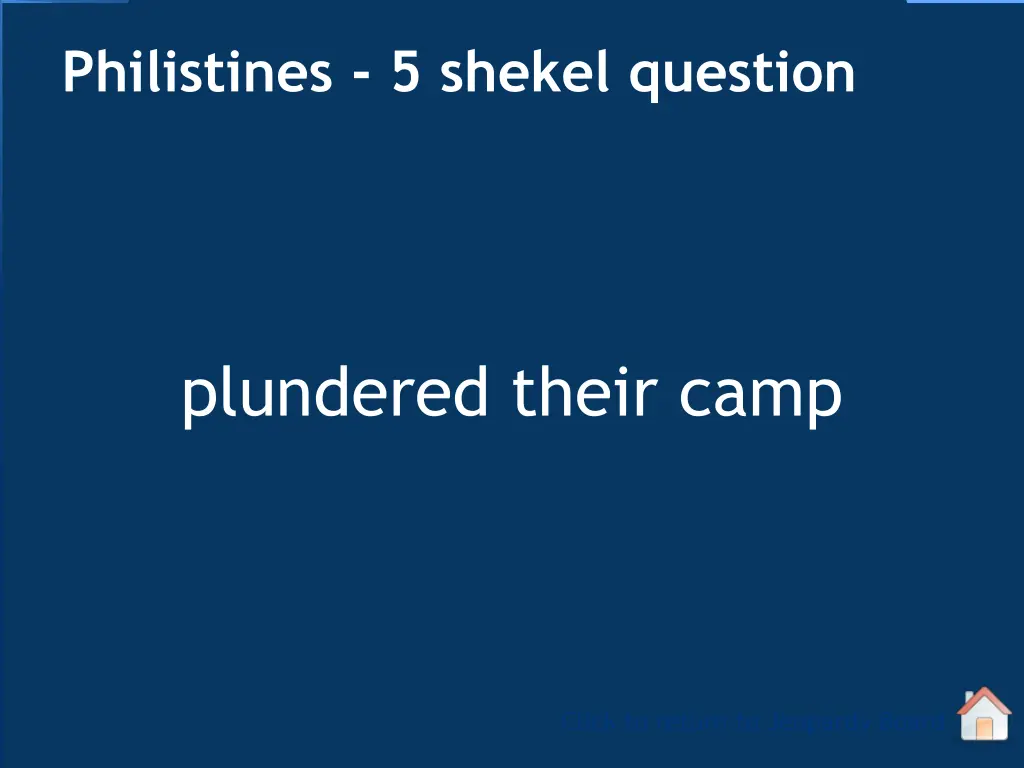 philistines 5 shekel question 1