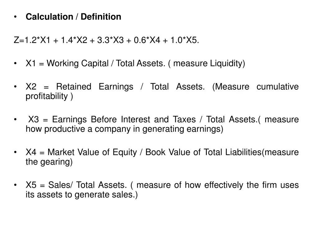 calculation definition