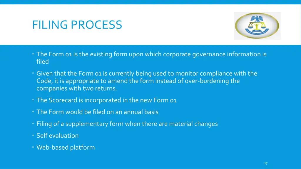 filing process
