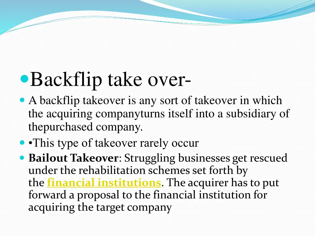 backflip take over a backflip takeover