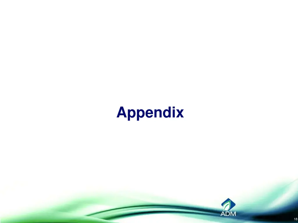 appendix