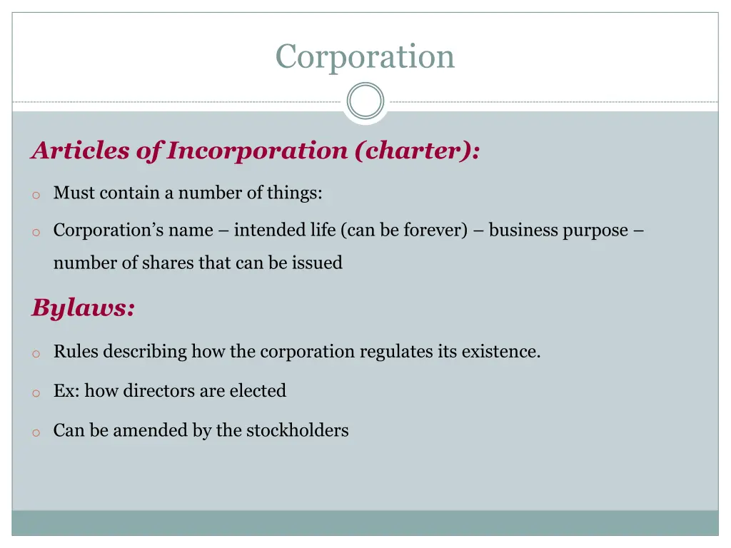 corporation