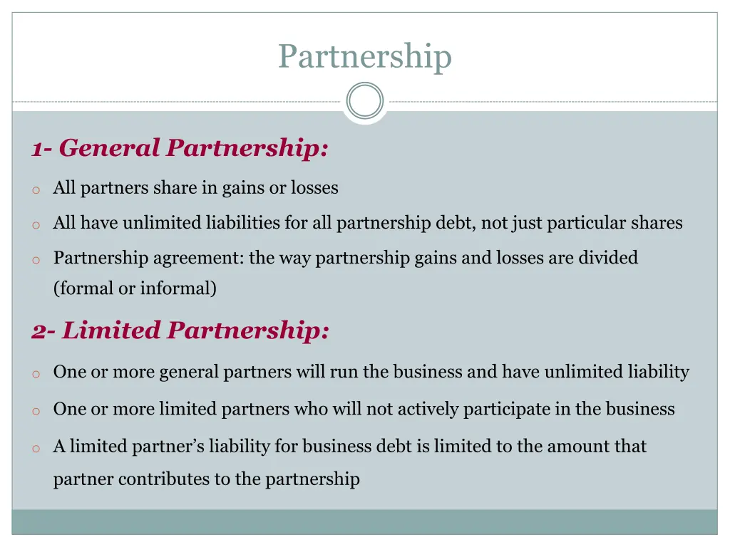 partnership