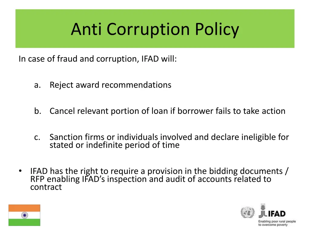 anti corruption policy 6