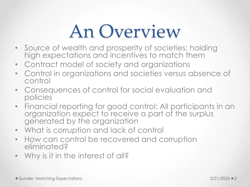 an overview source of wealth and prosperity