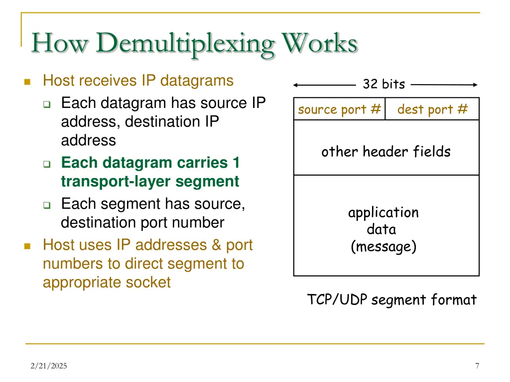 how demultiplexing works