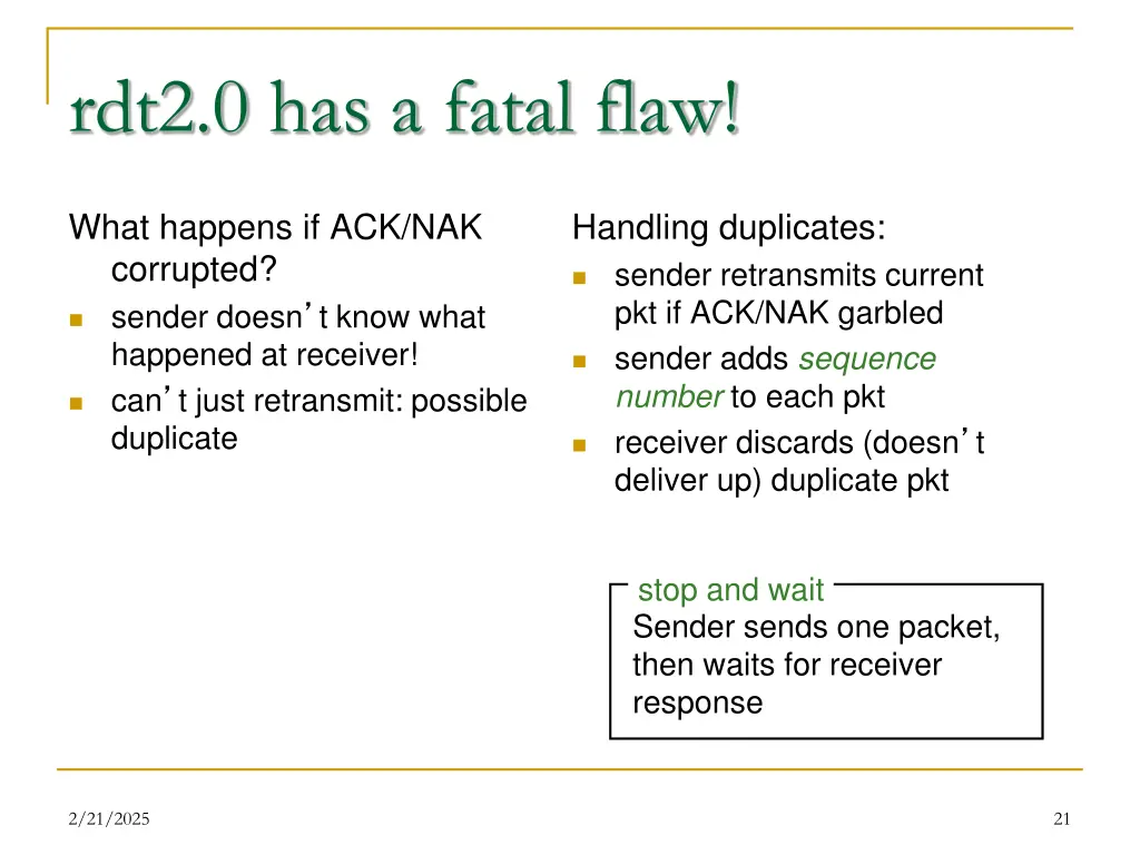 rdt2 0 has a fatal flaw