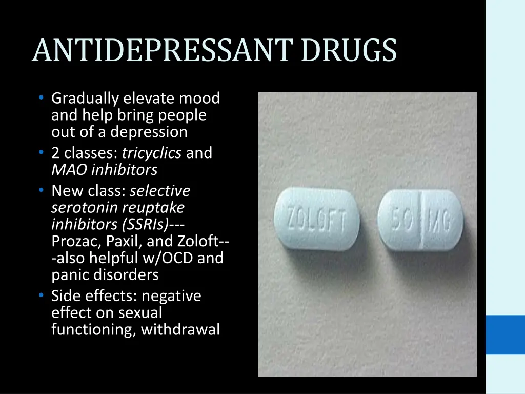 antidepressant drugs