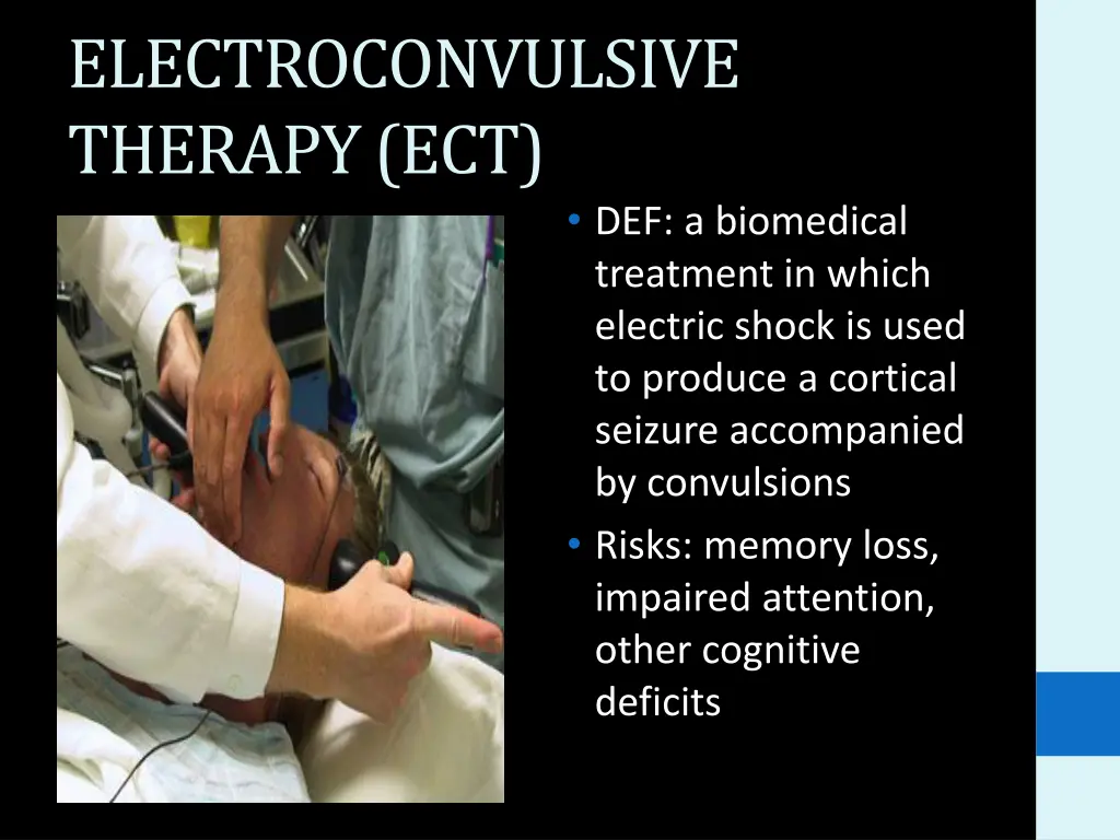 electroconvulsive therapy ect