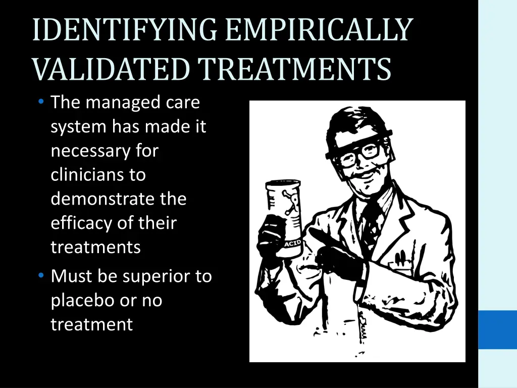 identifying empirically validated treatments
