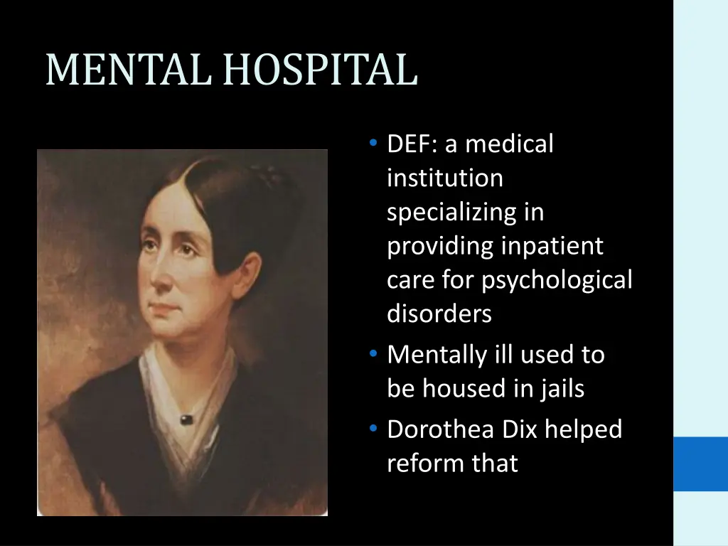 mental hospital