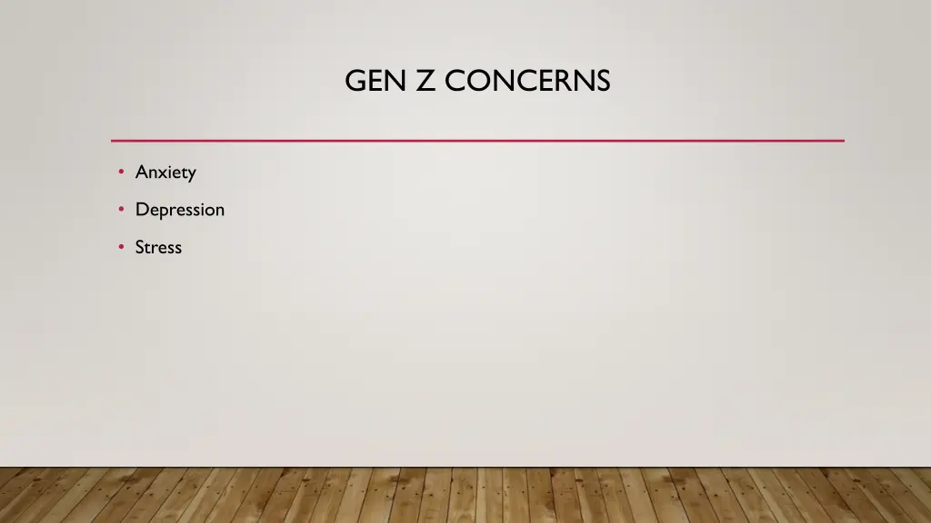 gen z concerns