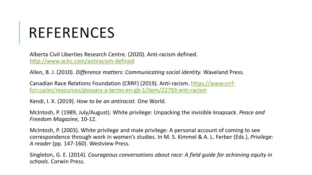 references