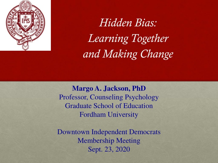 hidden bias learning together and making change