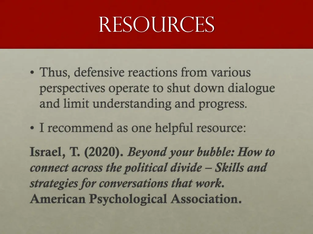 resources