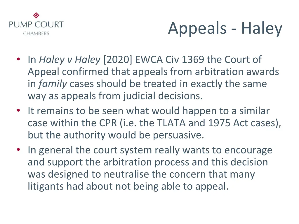 appeals haley