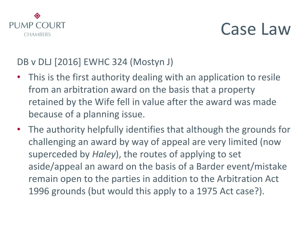 case law 1
