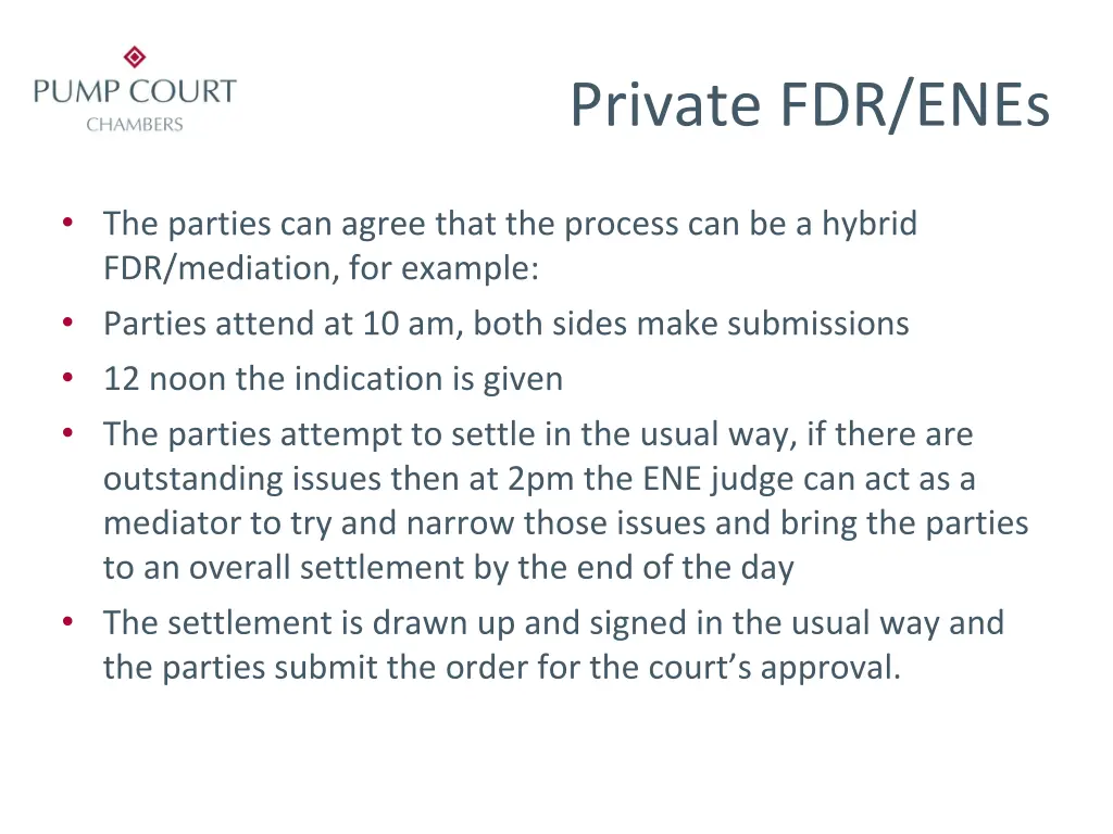 private fdr enes