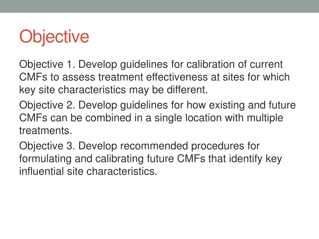 objective