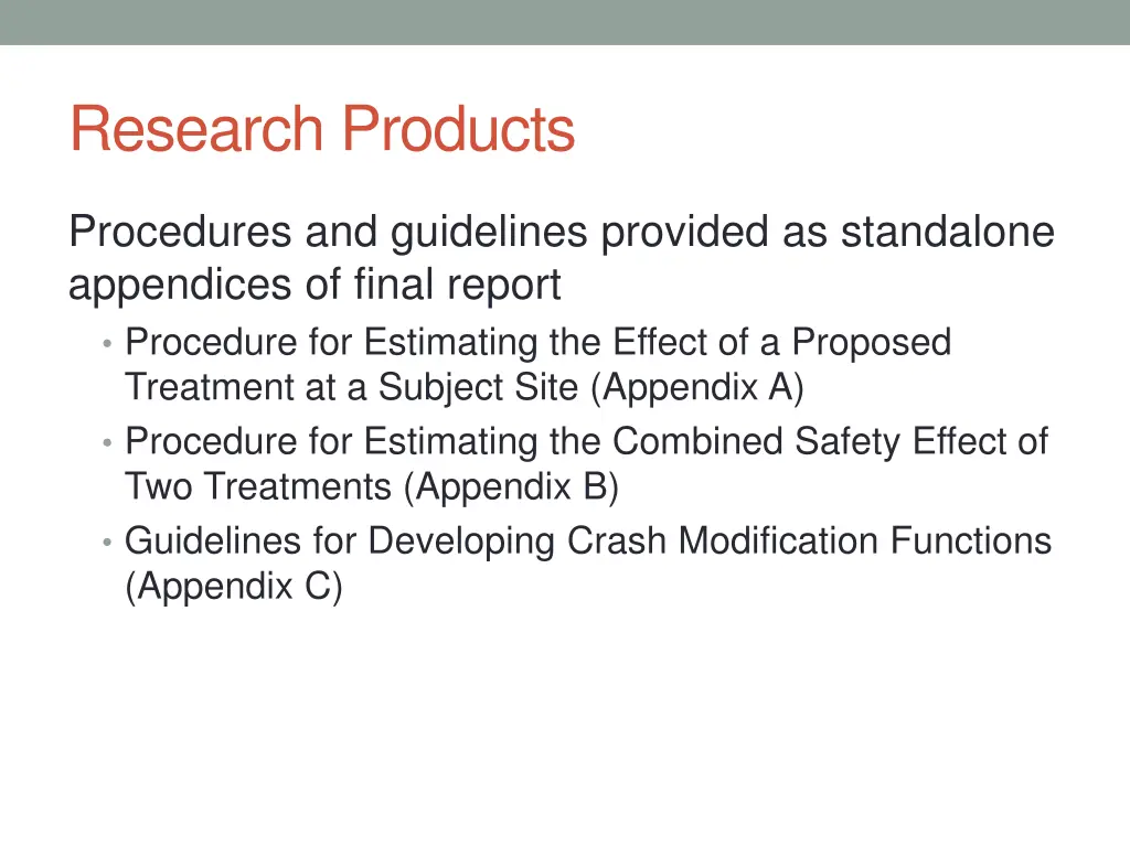 research products