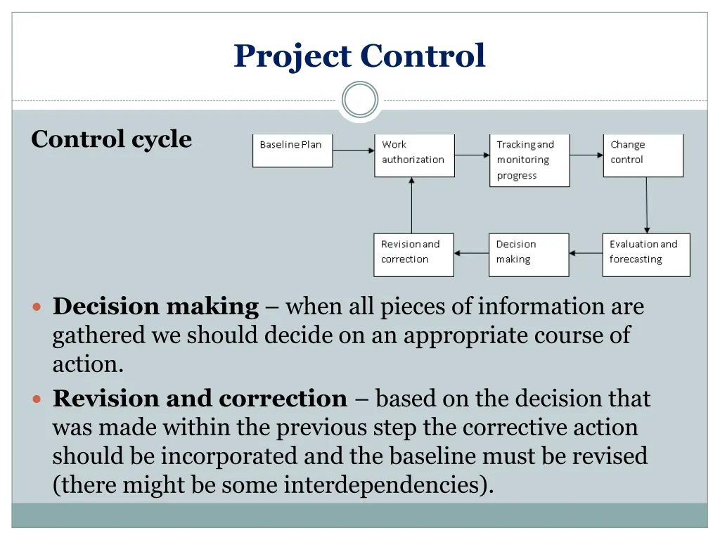 project control 10