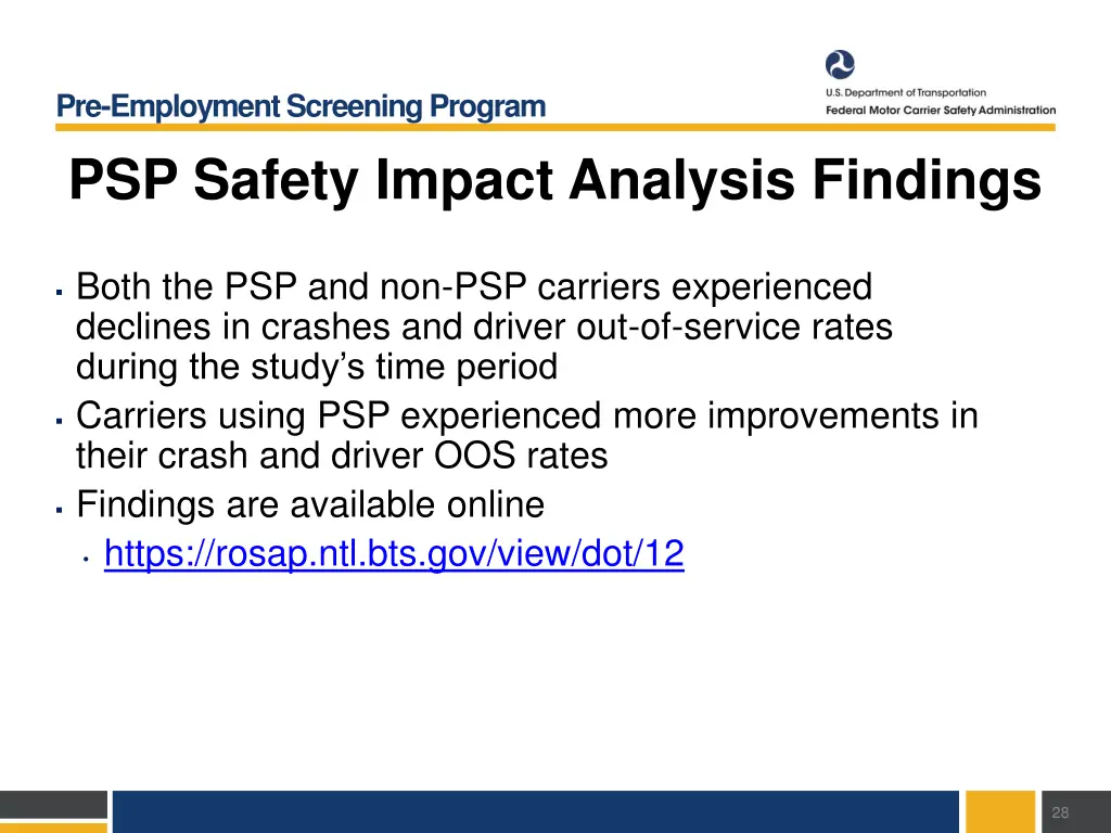 pre employment screening program psp safety