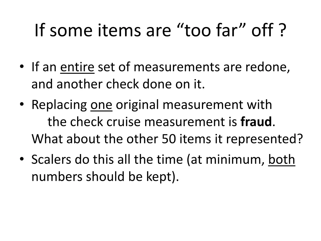 if some items are too far off
