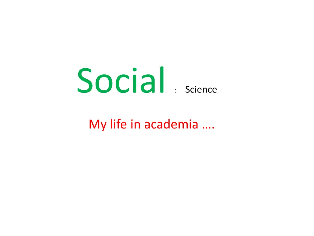 social science