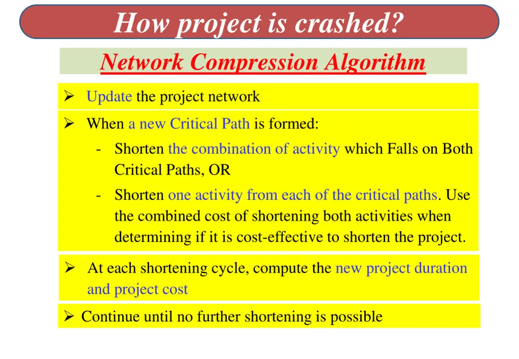 how project is crashed 2
