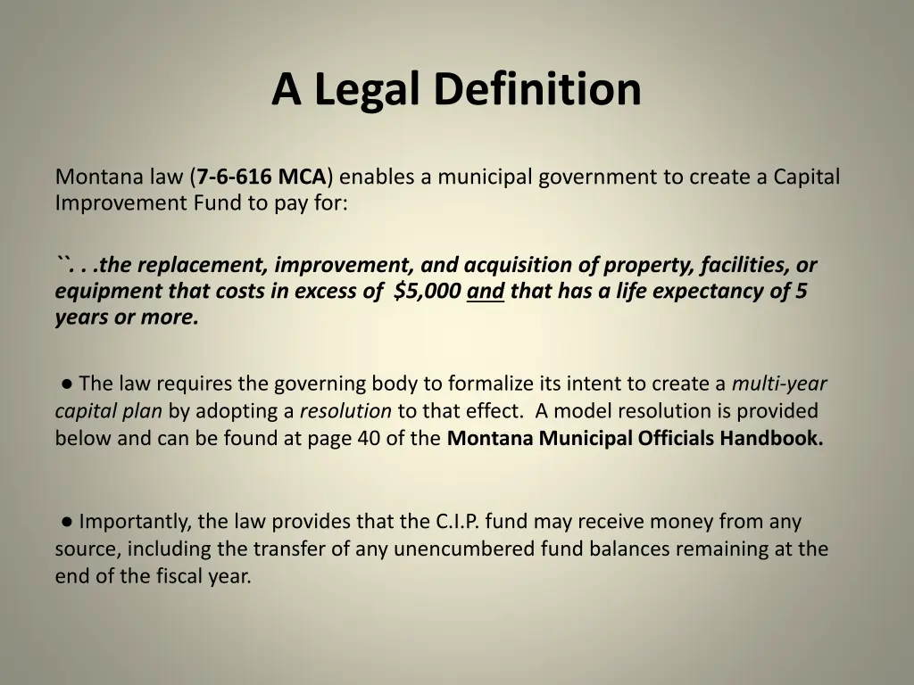 a legal definition