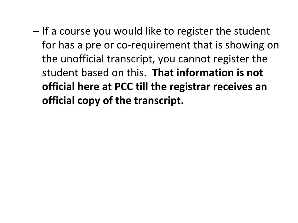 if a course you would like to register