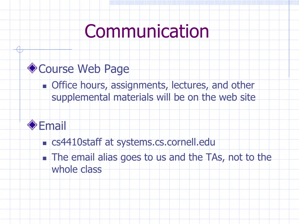 communication