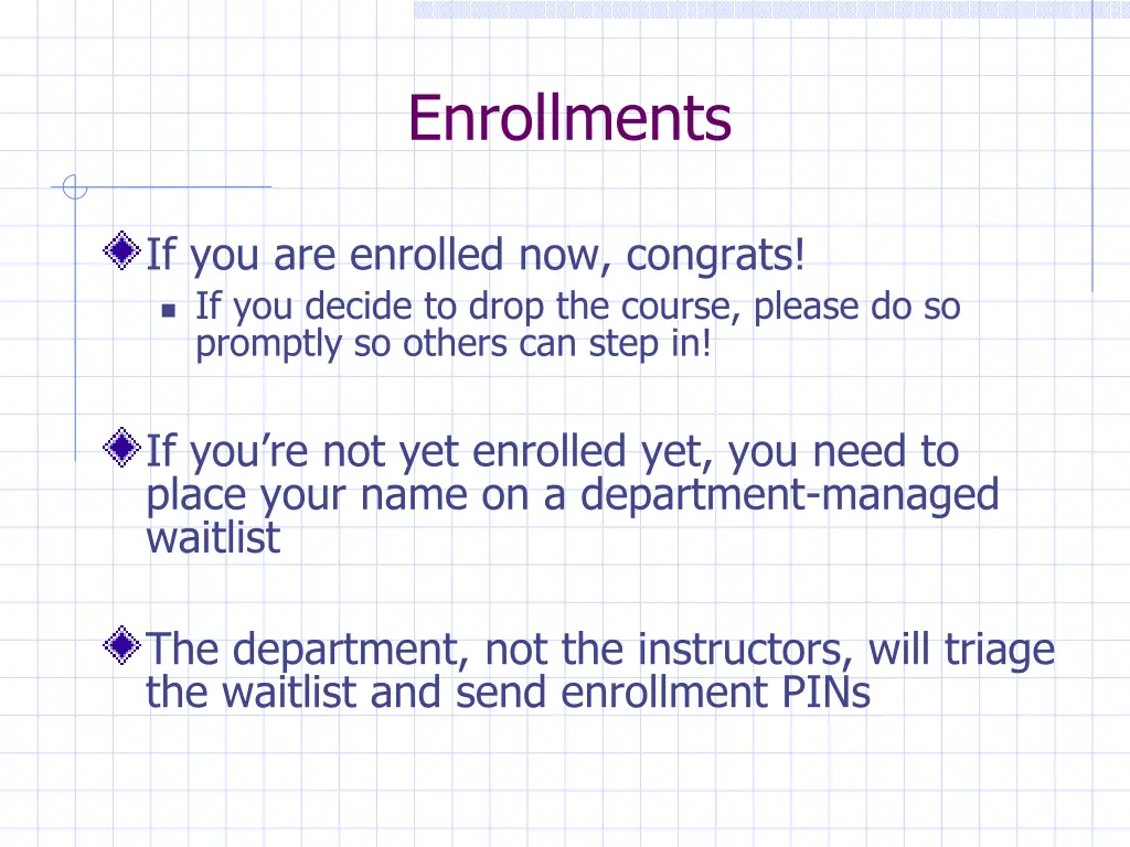 enrollments