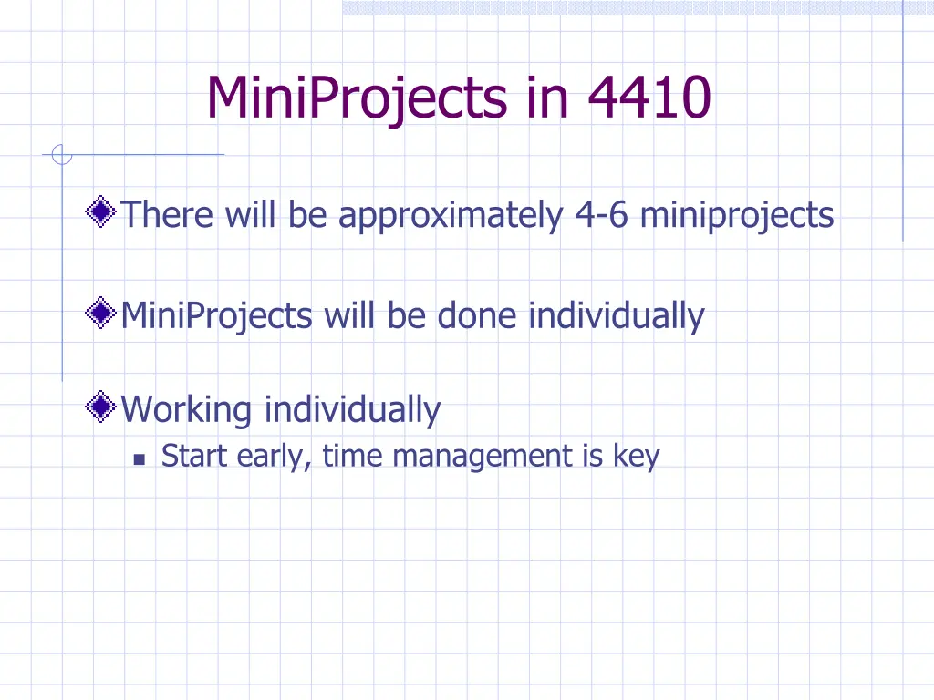 miniprojects in 4410