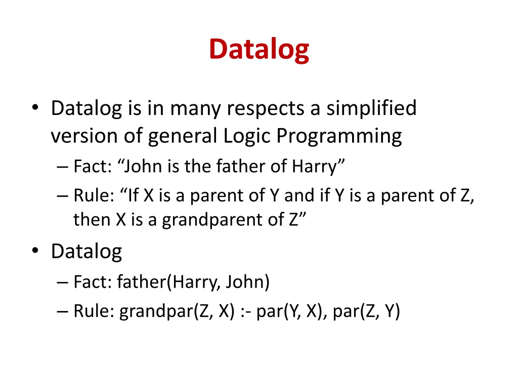 datalog
